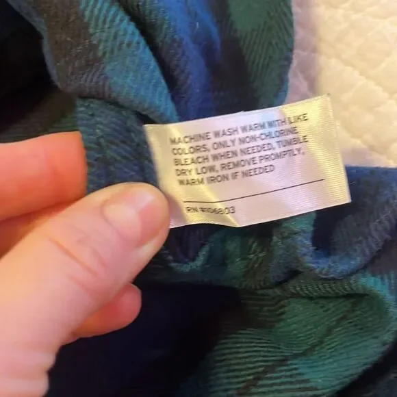 Duluth Trading Co Heavyweight Flannel Plaid Button Down Shirt Cabincore Medium - Picture 8 of 8